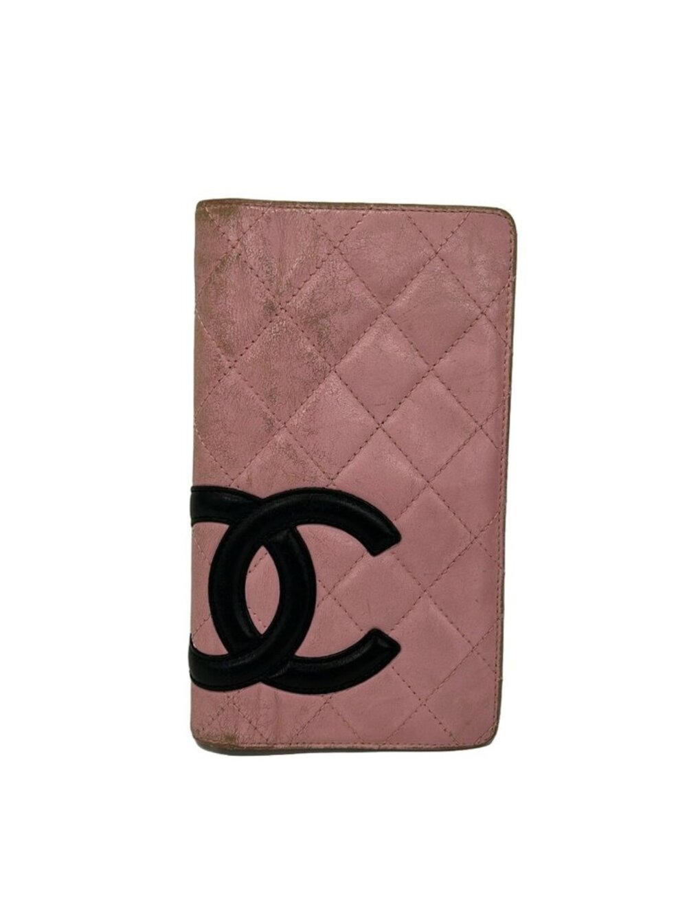 Chanel Wallet Cambon Line Pink Black Lambskin